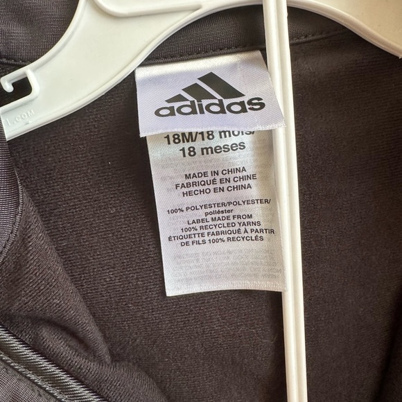 18 M Adidas TrackSuit Set Toddler Girl jacket / pants - Picture 5 of 5